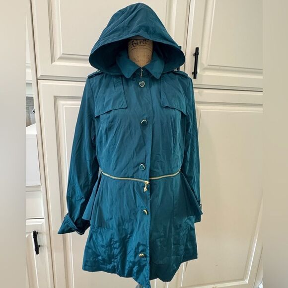 Betsy Johnson jacket with detachable peplum bottom size Large - Picture 1 of 15